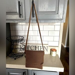 Brown Woven shoulder Bag by Sak, NWOT